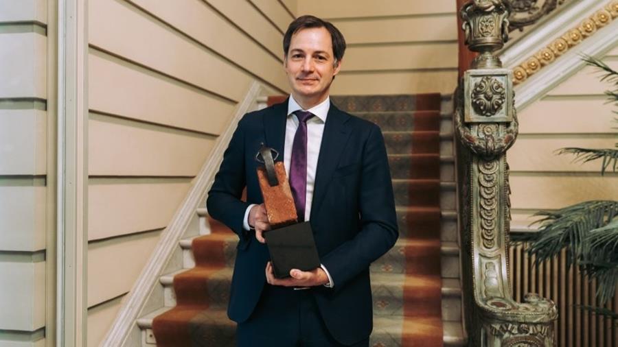 24e Gouden Baksteen voor premier De Croo