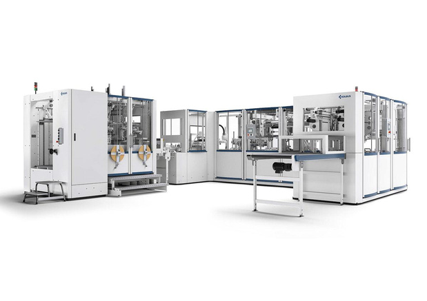 Nieuwe machines verpakkingsproductie Kolbus 