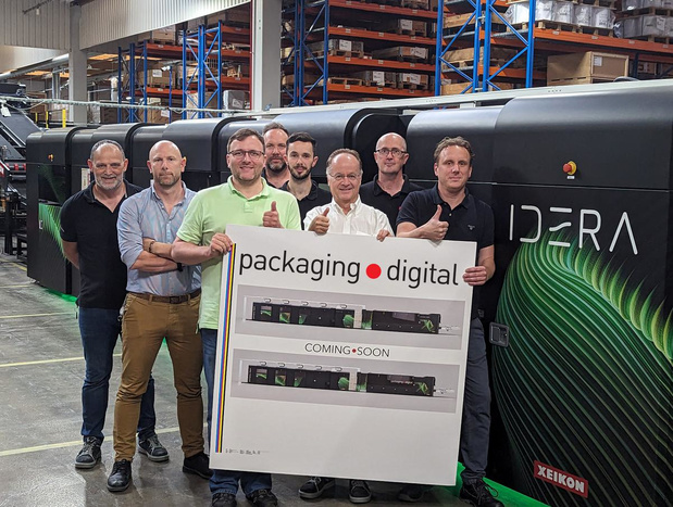 Packaging.digital installeert Idera-pers van Xeikon om golfkarton te bedrukken