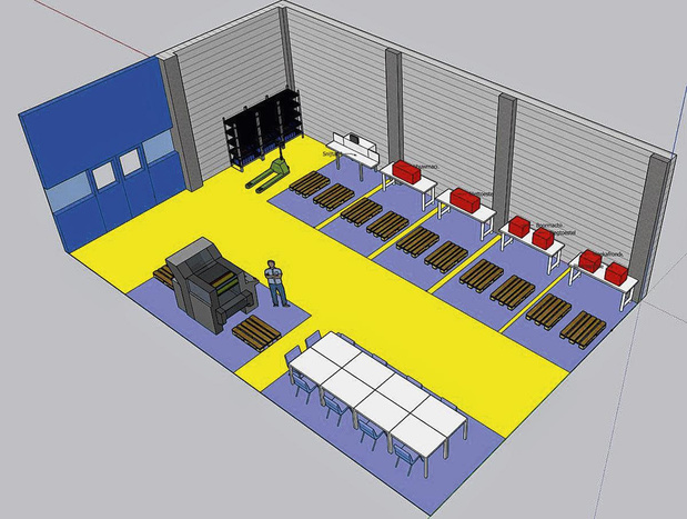 VDAB Wevelgem start met opleiding drukken en drukafwerking