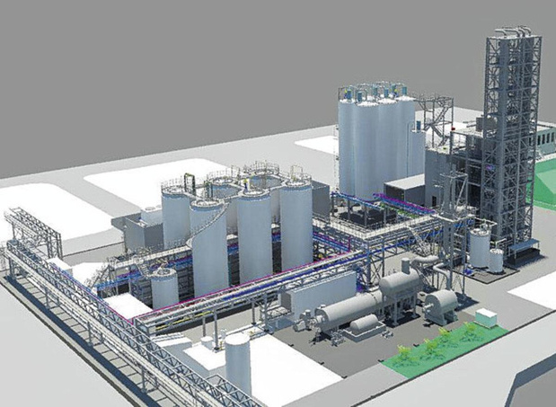Bouw chemische recyclageplant gestart 
