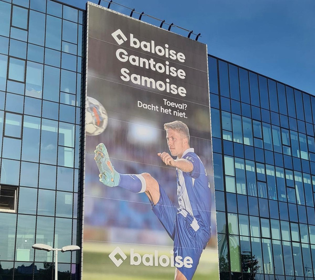 Baloise trapt nieuwe merkidentiteit af in stadion KAA Gent