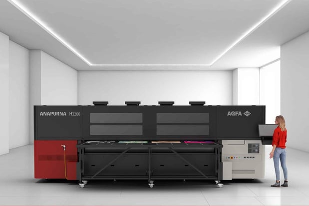 Agfa lance l'imprimante jet d'encre hybride Anapurna H3200