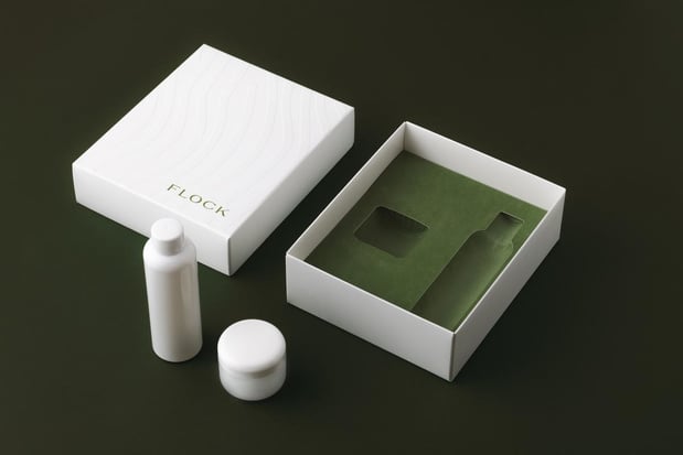 La Flock Box, la boîte à cadeau sans plastique de Holmen Iggesund