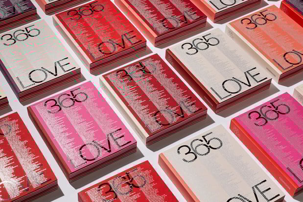 Fedrigoni UK célèbre l'amour dans son calendrier 2023