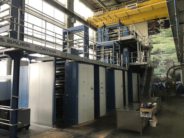 Le parc de machines d'Eco Print Center à l'encan