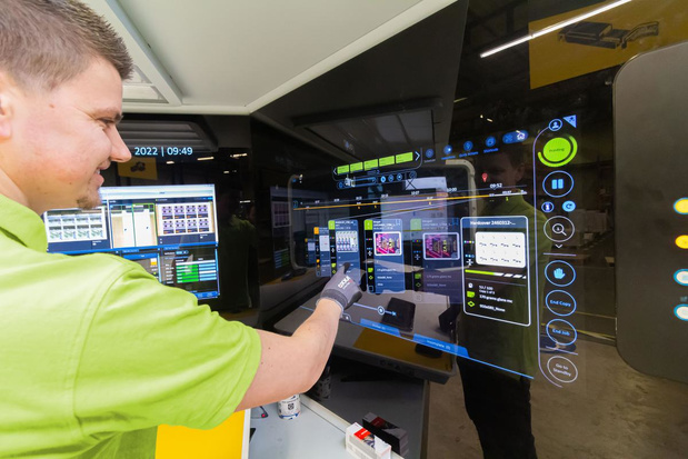 Reclameland imprime un volume record sur sa presse Landa