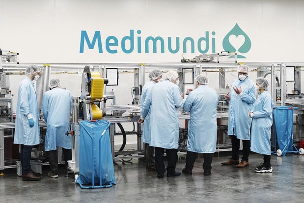 Medimundi fait don de 10000 masques FFP2 à Kom op tegen Kanker 