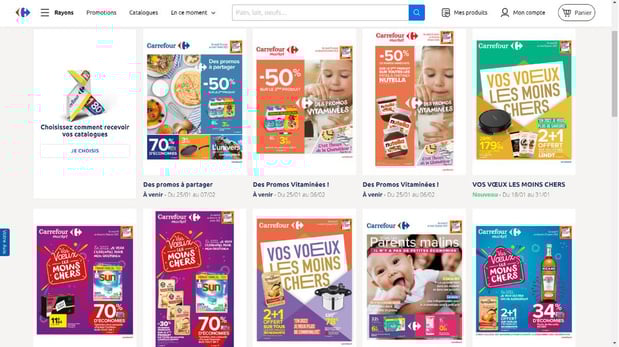 Carrefour supprime progressivement les prospectus papier en France. Et en Belgique ?