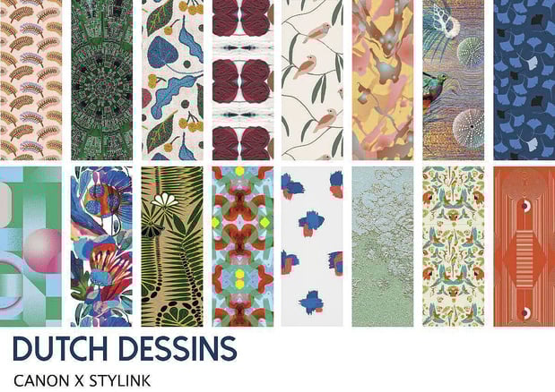 Canon et Stylink présentent la collection de papiers peints "Dutch Dessins" 