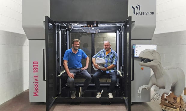 Première imprimante 3D grand format Massivit en Wallonie