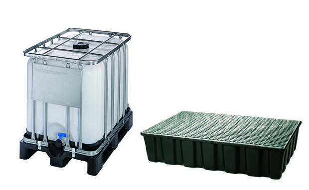Conteneurs IBC et bacs de rétention: la combinaison parfaite