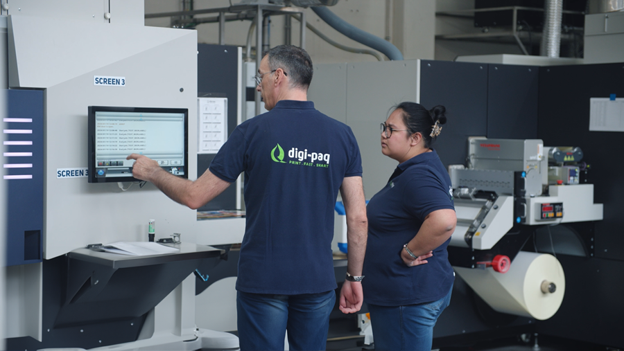 Digi-Paq installeert nieuwe inkjet labelpers van Screen