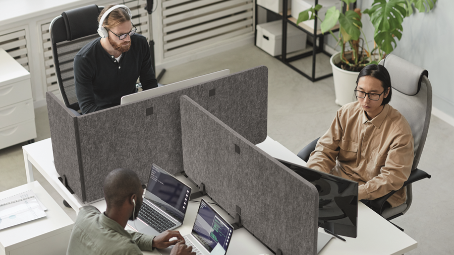 DURABLE présente des séparateurs de bureau acoustiques